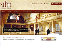 Tablet Screenshot of hirschlaw1.com